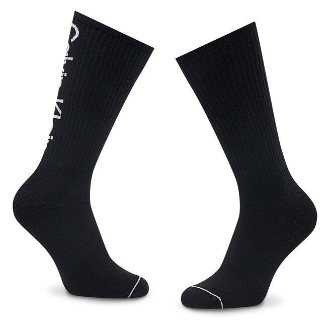 Calvin Klein Set di 3 paia di calzini lunghi da uomo Calvin Klein 701218725 Black 001