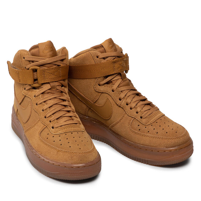 Nike Air Force 1 High 8 3 (GS) CK0262 700 Wheat/Wheat/Gum Brown • Www.zapatos.es