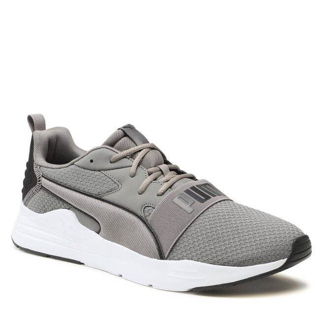 Puma grey running shoes store