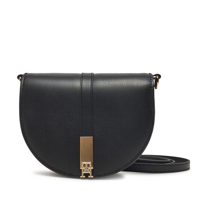 Torebka Tommy Hilfiger Heritage Saddle Bag - Czarny