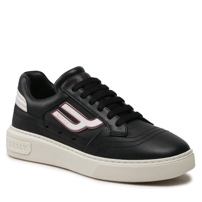 Sneakers Bally Triumph 6300203 Black/White Calf Plain 6300203 imagine noua gjx.ro
