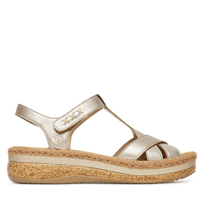Sandały Rieker CEO-V0919-90 Złoty - kobiece
