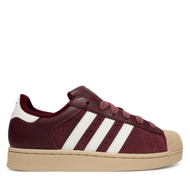 Sneakersy adidas Superstar II KJ9949 Bordowy - męskie