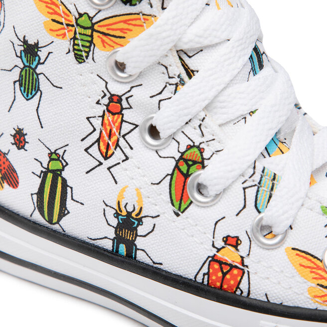 Converse Sneakers aus Stoff Converse Ctas Hi 670704C White/Natural Ivor