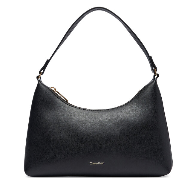 Torebka Calvin Klein Foil Logo Small Shoulder Bag LV04F3890G Czarny -
