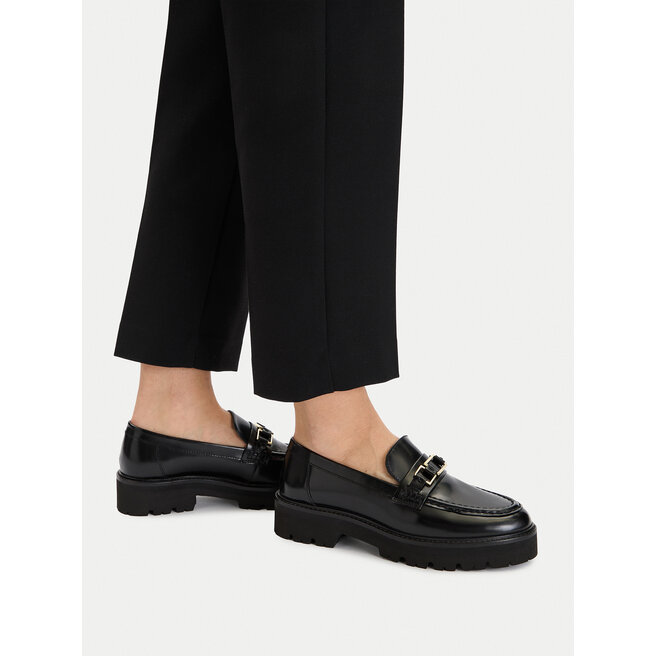 Loafersy Marella Epsilon 2513521116200 Czarny - kobiece