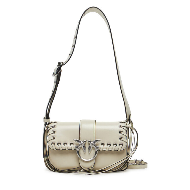 Torebka PINKO Love One Mini Slouchy Fl PE 25 PLTT 104340 - Beżowy