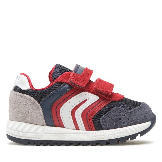 Sneakersy Geox B Alben Boy - M Czerwony
