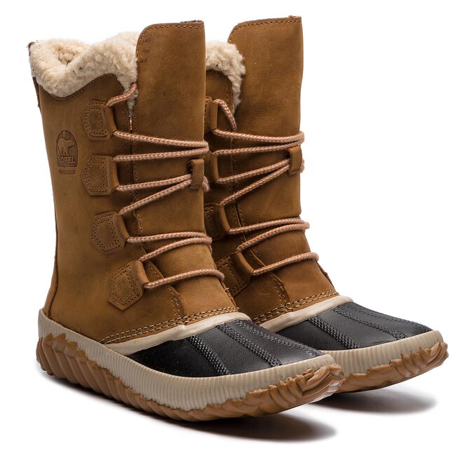 niegowce Sorel Out N About Plus Tall NL3146 Elk 286 eobuwie .pl