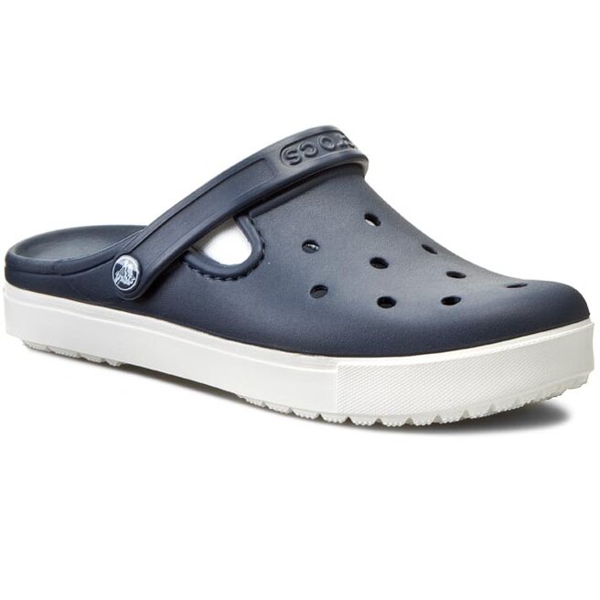 crocs navy white