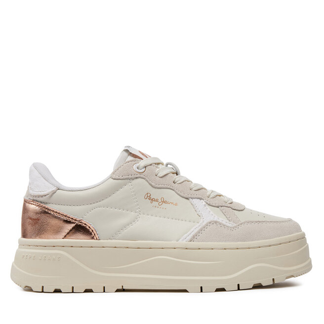 Sneakersy Pepe Jeans Kore Sun W - Écru