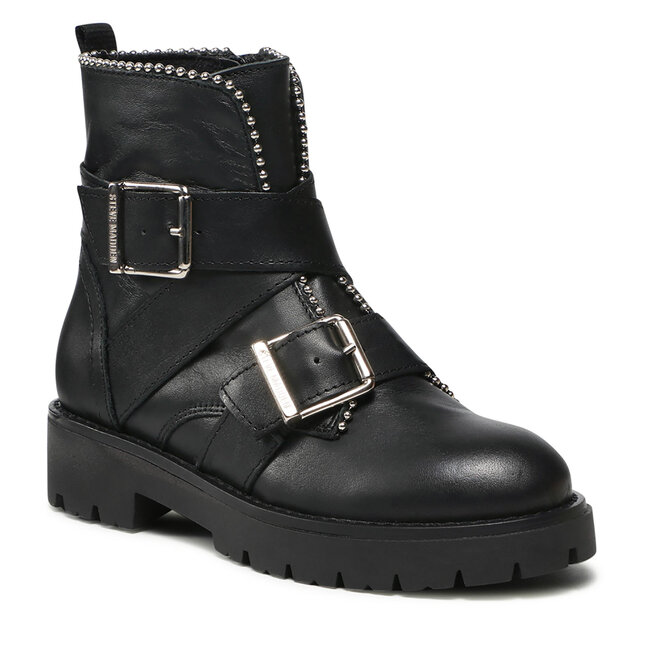 Steve Madden Kozačky Steve Madden Jhoofy SM15000141-03001-017 Black Leather