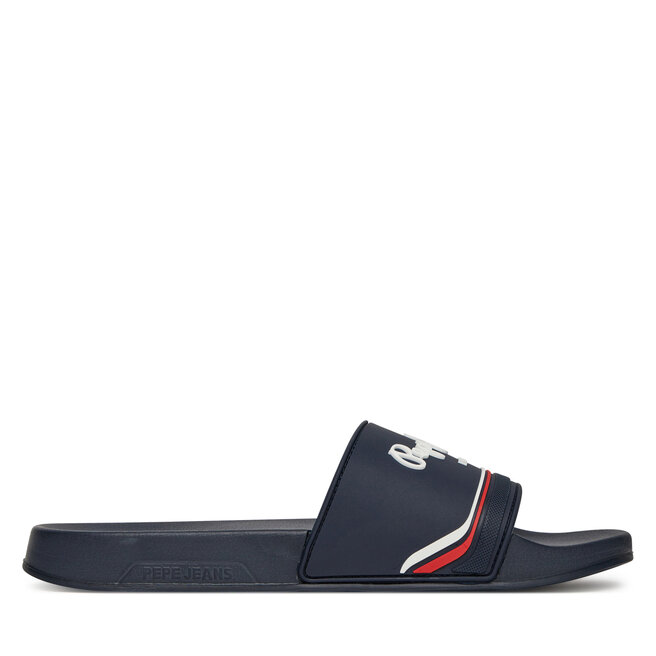 Klapki Pepe Jeans Slider Origin M - Granatowy