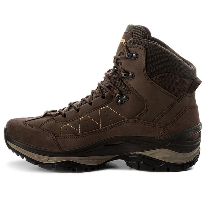 Lowa Trekingová obuv Lowa Toro II Gtx Mid GORE-TEX 310711 Espresso/Senf 4248