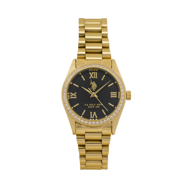 Zegarek U.S. Polo Assn. Melanie USP8464BK Złoty -
