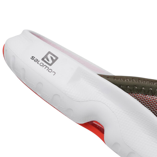 Salomon Σαγιονάρες Salomon Reelax Break 5.0 412777 31 M0 Deep Lichen Green/White/Cherry Tomato