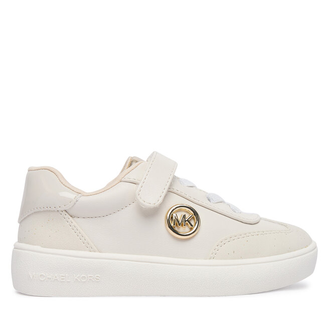 Sneakersy MICHAEL Michael Kors Jem Scotty Charm MK04021256 Kremowy - dziewczęce