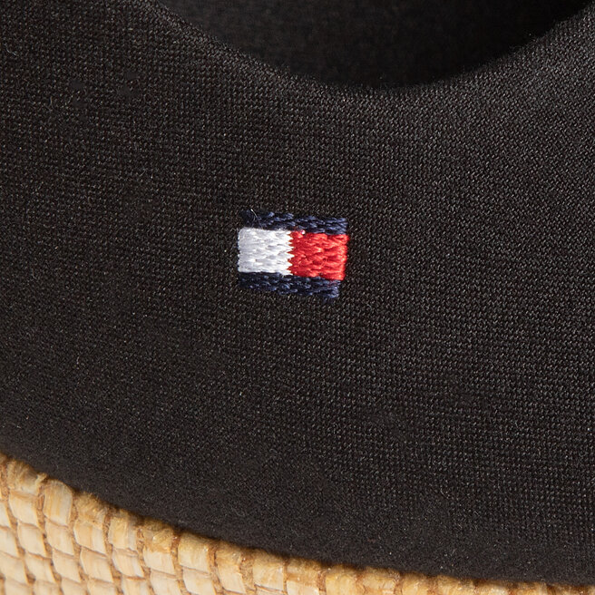 Tommy Hilfiger Espadrilky Tommy Hilfiger Iconic Elena Sling Back Wedge FW0FW04789 Black BDS