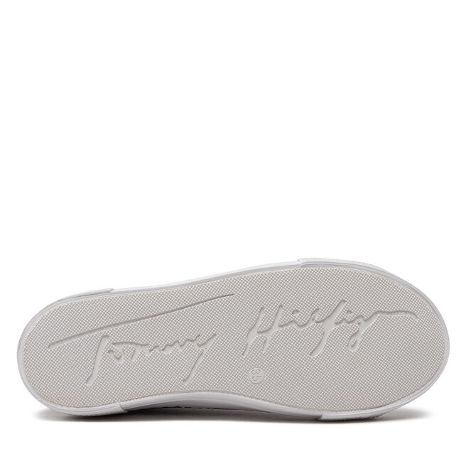 Tommy Hilfiger Scarpe da ginnastica Tommy Hilfiger Lowcut Lace-Up Sneaker T3A9-32289-0753 S White/Bordeaux X665