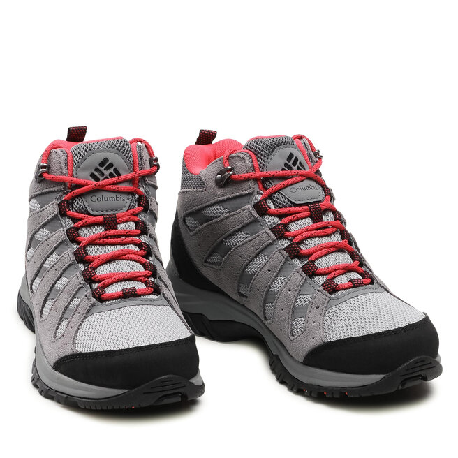 Columbia Bakancs Columbia Redmond III Mid Waterproof BL0168 Steam/Red Coral 088