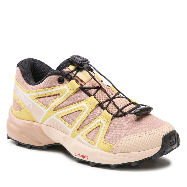 Salomon Обувки Salomon Speedcross J 416284 09 M0 Sirocco/Sun Dress/Sun Kiss