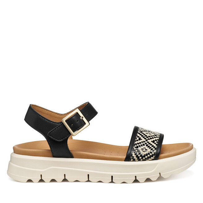 Sandały Geox D Xand 2.1S D65SZC 09B11 C9999 Czarny - kobiece