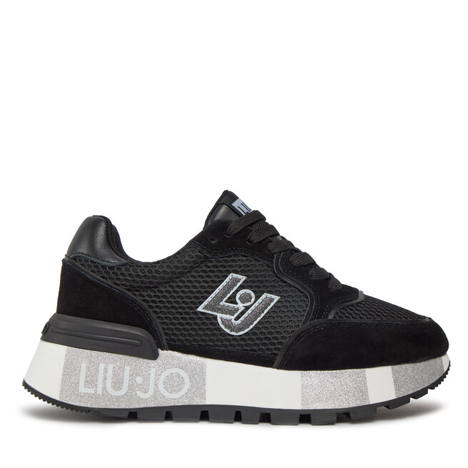 Zapatillas Liu Jo Big 01 Leather Sneakers Black/Black