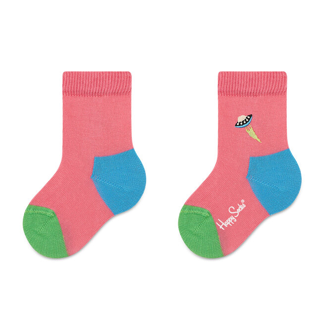 Happy Socks Σετ ψηλές κάλτσες παιδικές 4 τεμαχίων Happy Socks XKSPC09-0200 Kolorowy