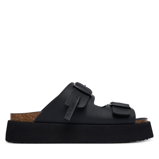 Klapki D.Franklin DFSH414004 Czarny -