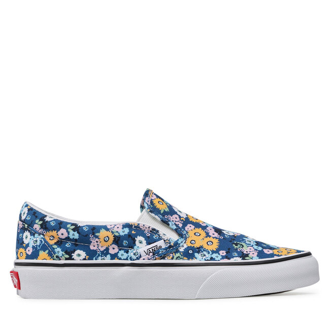 floral vans slip ons womens