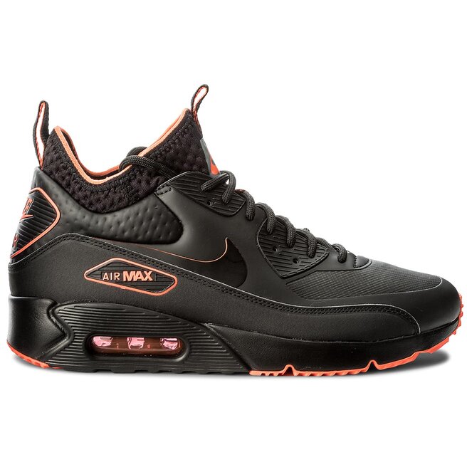 Nike air max 90 ultra mid winter black total crimson store