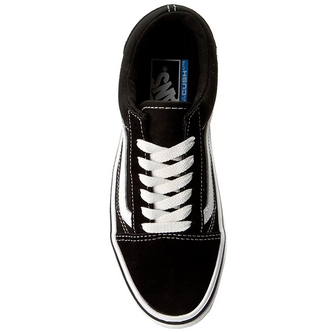 vans suede canvas black white