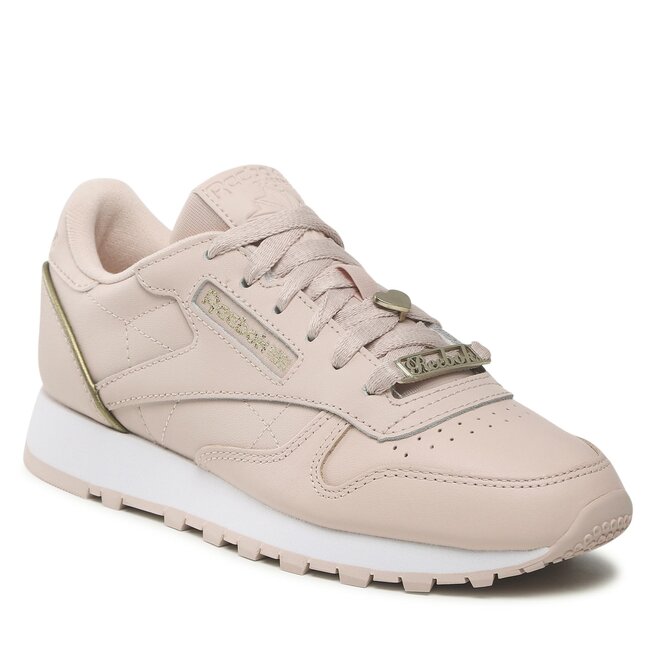 Pantofi Reebok Classic Leather GZ1658 Spfecr/Ftwwht/Acglmt