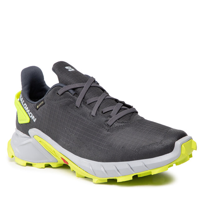 Pantofi Salomon Alphacross 4 Gtx GORE-TEX 470667 26 V0 Ebony/Pearl Blue/Acid Lime