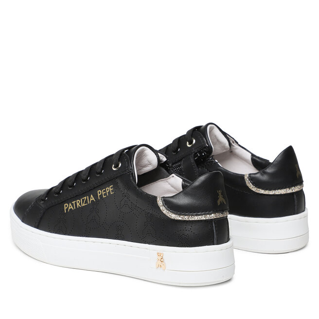 Patrizia Pepe Сникърси Patrizia Pepe PJ211.01 S Nero/Platino