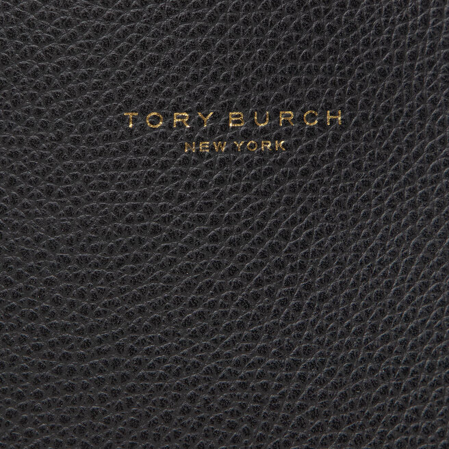 Tory Burch Дамска чанта Tory Burch Perry Triple-Compartment Tote 81932 Black 001