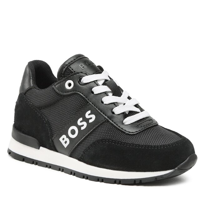 Sneakers Boss J29332 M Black 09B 09B imagine noua 2022