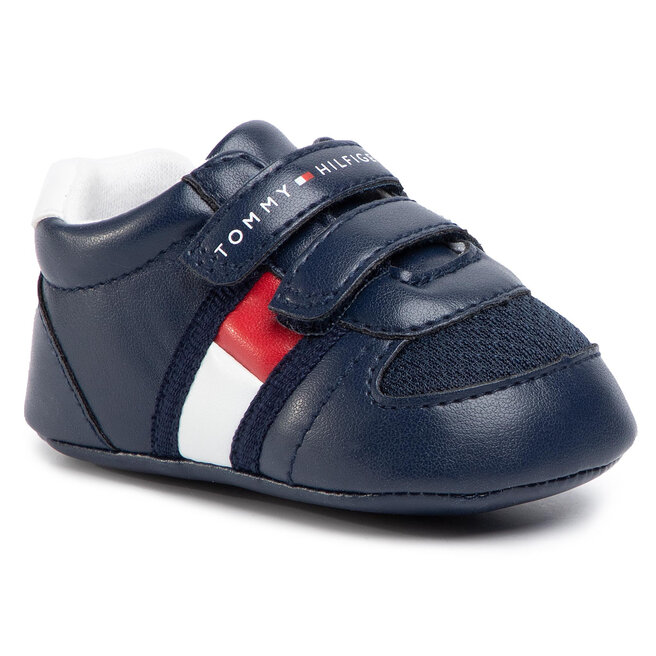 Tommy Hilfiger Sportcipő Tommy Hilfiger Velcro Shoe T0B4-30191-0271 Blue/White X007