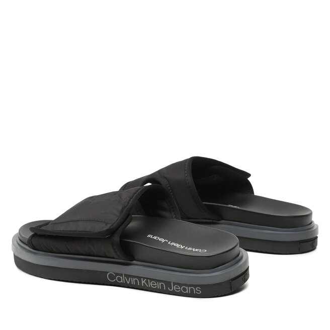 Calvin Klein Jeans Чехли Calvin Klein Jeans Sandal Slide Softny YM0YM00644 Black/Imperial Blu 0GP