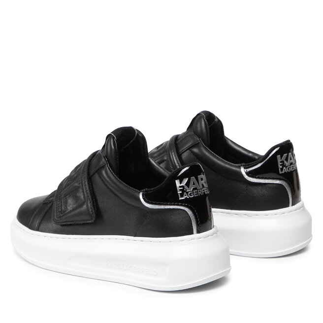 KARL LAGERFELD Sneakersy KARL LAGERFELD KL62537 Black Lthr