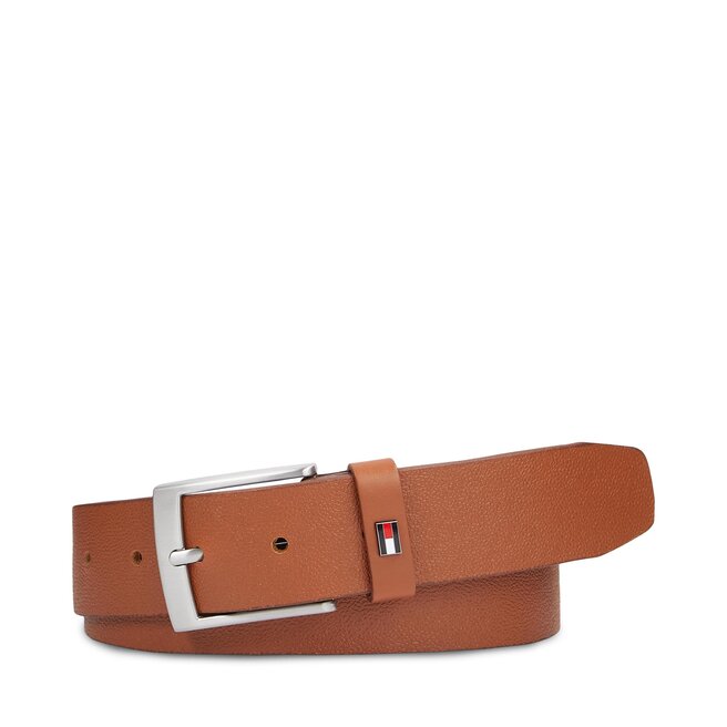 Pasek Męski Tommy Hilfiger Adan 3.5 Seasonal Texture - Brązowy