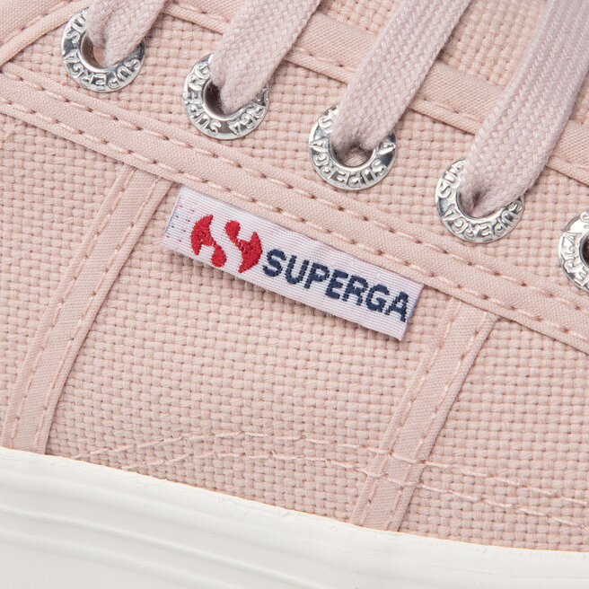 Superga Sneakers aus Stoff Superga 2830 Platform S9111LW Pink Skin/F Avorio AFB