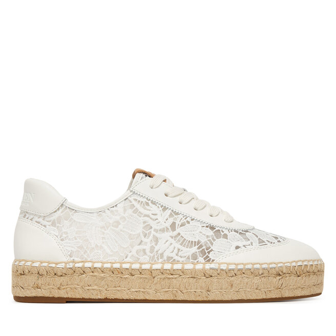 Espadryle LAUREN RALPH LAUREN 802P10496001 Biały - kobiece
