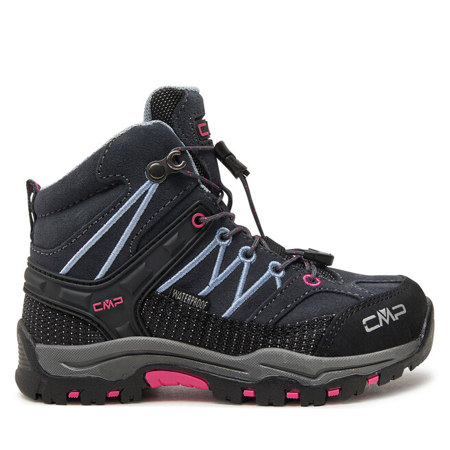 Trekkingi CMP Kids Rigel Mid Trekking Shoes Wp - Czarny