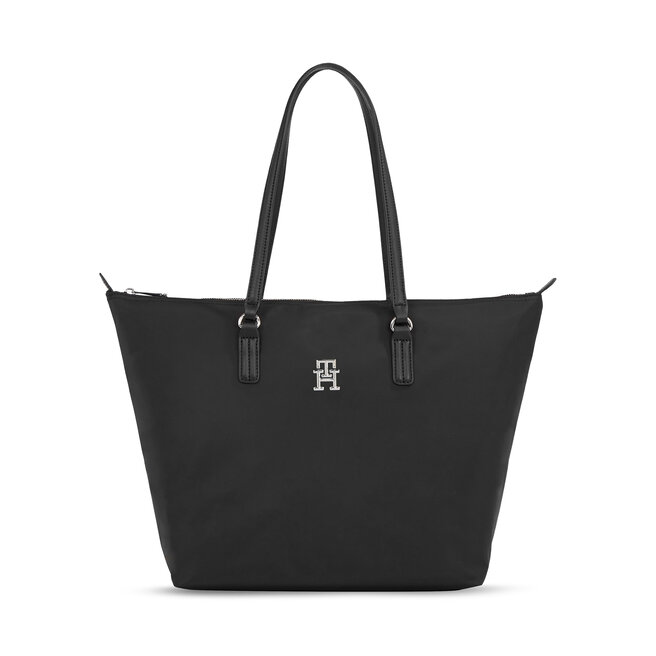 Torebka Tommy Hilfiger Poppy Th Tote - Czarny