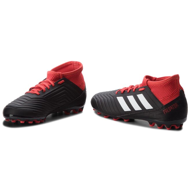 adidas Predator 18.3 Ag J CG6358 Cblack/Ftwwht/Red • Www.zapatos.es