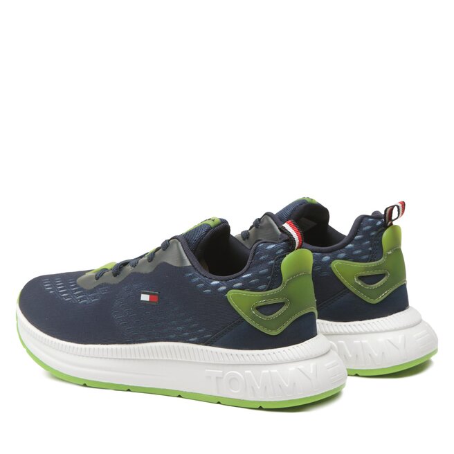 Tommy Hilfiger Sportcipő Tommy Hilfiger Low Cut Lace-Up Sneaker T3X9-32892-0702 S Blue 800