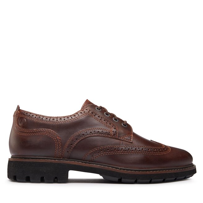 Półbuty Clarks Batcombe Far - Brązowy