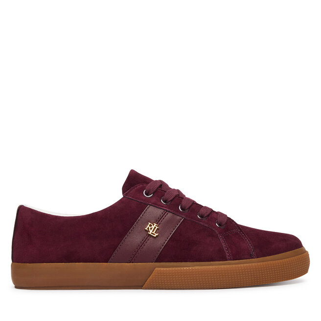 Sneakersy LAUREN RALPH LAUREN Janson II 802868344010 Bordowy