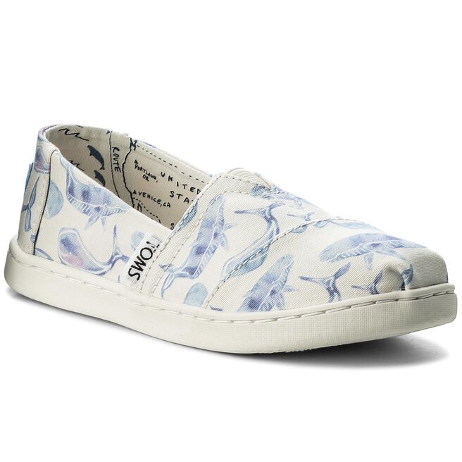 Toms oceana watercolor whale women's classics on sale